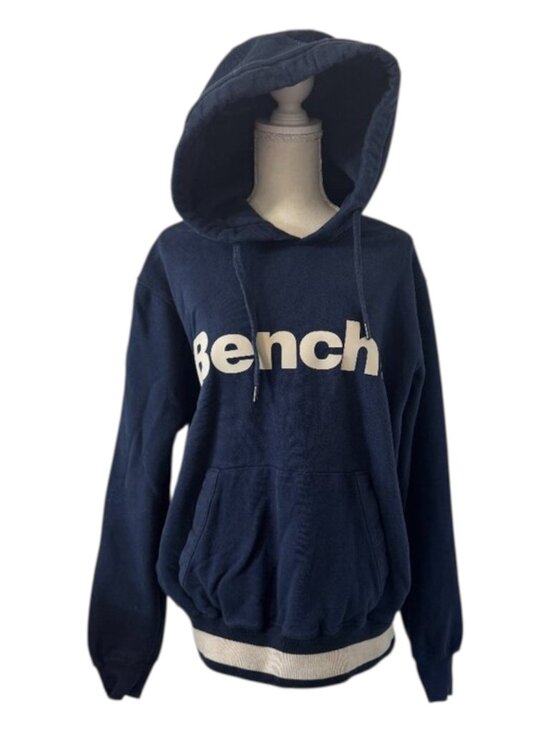 Bench Tops - Bench Sweatshirt Women's Size XXL Blue 'Bench" Logo Chunky Cozy Hoodie